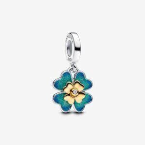 Pandora 2025 Four Leaf Clover Lab-Grown Diamond Dangle Charm